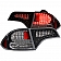 ANZO USA Tail Light Assembly LED Stock Clear Set Of 2 - 321152