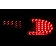 ANZO USA Tail Light Assembly LED Stock Clear Set Of 2 - 321152