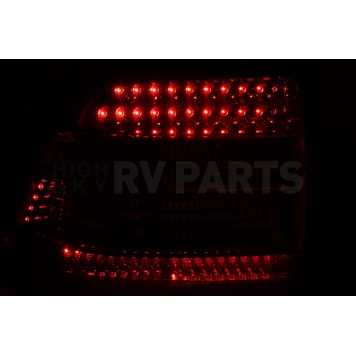 ANZO USA Tail Light Assembly LED Stock Clear/ Red Set Of 2 - 321170-2