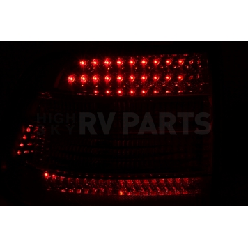 ANZO USA Tail Light Assembly LED Stock Clear/ Red Set Of 2 - 321170-3