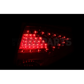ANZO USA Tail Light Assembly LED Stock Clear/ Red Set Of 2 - 321197-3