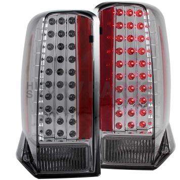 ANZO USA Tail Light Assembly LED Stock Smoke Set Of 2 - 321221-1