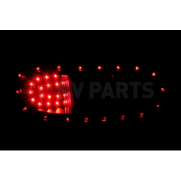 ANZO USA Tail Light Assembly LED Stock Clear Set Of 2 - 321212-3