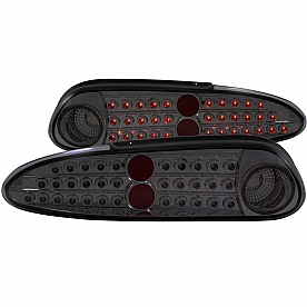 ANZO USA Tail Light Assembly LED&nbsp;Stock&nbsp;Red Smoke&nbsp;Set Of 2 - 321223