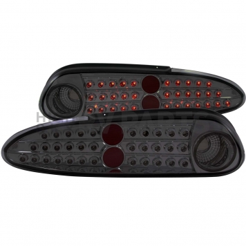 ANZO USA Tail Light Assembly LED Stock Red Smoke Set Of 2 - 321223