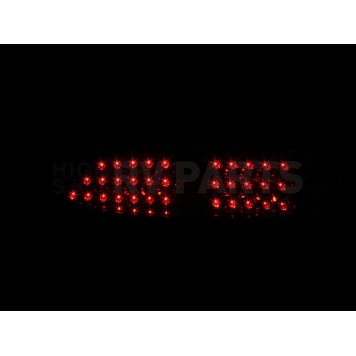 ANZO USA Tail Light Assembly LED Stock Red Smoke Set Of 2 - 321223-3