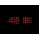 ANZO USA Tail Light Assembly LED Stock Red Smoke Set Of 2 - 321223