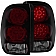 ANZO USA Tail Light Assembly LED Stock Red Smoke Set Of 2 - 321225