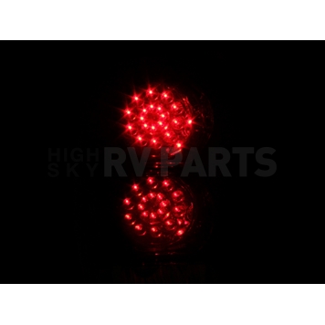 ANZO USA Tail Light Assembly LED Stock Red Smoke Set Of 2 - 321225-2