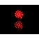 ANZO USA Tail Light Assembly LED Stock Red Smoke Set Of 2 - 321225