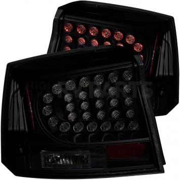 ANZO USA Tail Light Assembly LED Stock Dark Smoke Set Of 2 - 321229-1