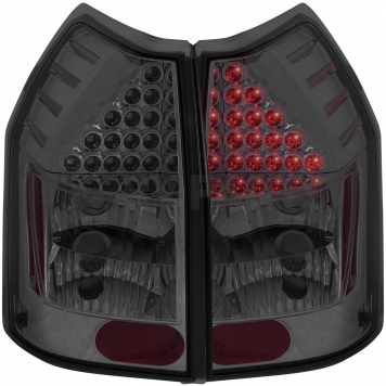 ANZO USA Tail Light Assembly LED Stock Smoke Set Of 2 - 321232