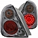 ANZO USA Tail Light Assembly LED Stock Smoke Set Of 2 - 321255