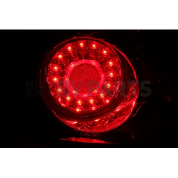 ANZO USA Tail Light Assembly LED Stock Smoke Set Of 2 - 321255-3