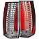 ANZO USA Tail Light Assembly LED Stock Clear Set Of 2 - 321287