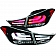 ANZO USA Tail Light Assembly LED Stock Clear Set Of 2 - 321298