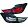 ANZO USA Tail Light Assembly LED Stock Smoke Set Of 2 - 321297