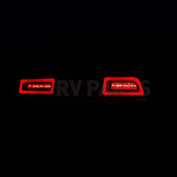 ANZO USA Tail Light Assembly LED Stock Clear/ Red Set Of 2 - 321322-3