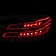 ANZO USA Tail Light Assembly LED Rectangular Clear/ Red Set Of 2 - 321331
