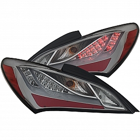 ANZO USA Tail Light Assembly LED&nbsp;Stock&nbsp;Red Smoke&nbsp;Set Of 2 - 321332