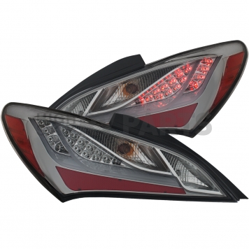 ANZO USA Tail Light Assembly LED Stock Red Smoke Set Of 2 - 321332-1