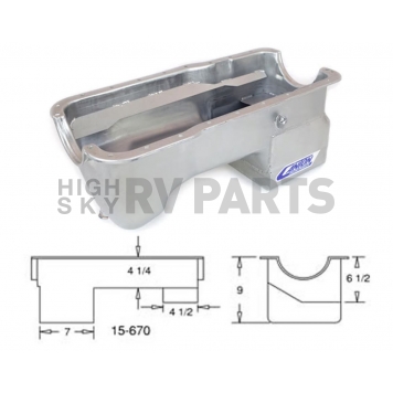 Canton Racing Wet Sump Oil Pan - 15-670-5