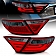 ANZO USA Tail Light Assembly LED Rectangular Red Smoke Set Of 2 - 321336