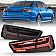 ANZO USA Tail Light Assembly LED Rectangular Red Smoke Set Of 2 - 321351