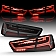 ANZO USA Tail Light Assembly LED Rectangular Red Smoke Set Of 2 - 321351
