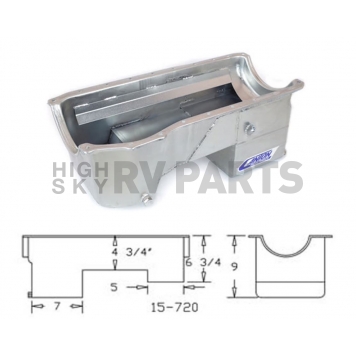 Canton Racing Wet Sump Oil Pan - 15-720-5