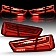 ANZO USA Tail Light Assembly LED Rectangular Red Set Of 2 - 321353