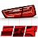 ANZO USA Tail Light Assembly LED Rectangular Red Set Of 2 - 321353