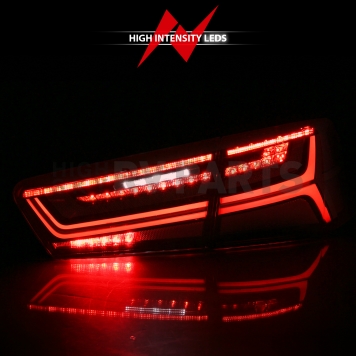 ANZO USA Tail Light Assembly LED Rectangular Red Set Of 2 - 321353-6