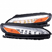 ANZO USA Parking/ Turn Signal Light LED&nbsp;Clear&nbsp;Set Of 2 - 511081
