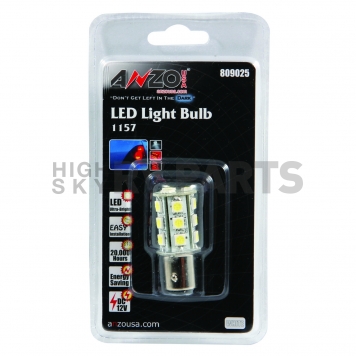 ANZO USA Tail Light Bulb 18-LED White Single - 809025