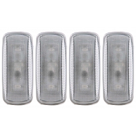 ANZO USA Side Marker Light LED&nbsp;Rectangular&nbsp;Clear - 861106