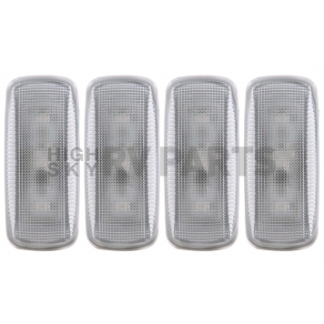 ANZO USA Side Marker Light LED Rectangular Clear - 861106-1