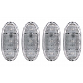 ANZO USA Side Marker Light LED&nbsp;Oval&nbsp;Clear - 861108