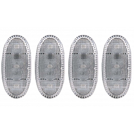 ANZO USA Side Marker Light LED&nbsp;Oval&nbsp;Clear - 861108