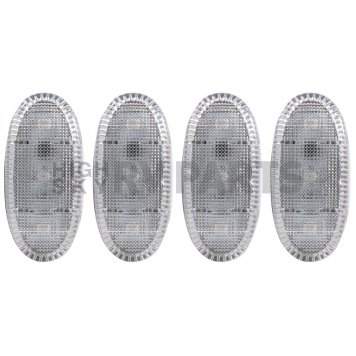 ANZO USA Side Marker Light LED Oval Clear - 861108
