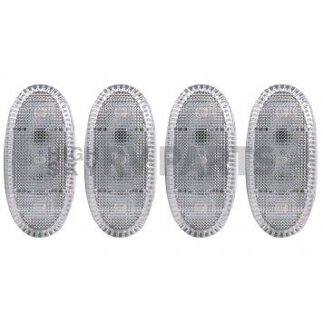 ANZO USA Side Marker Light LED Oval Clear - 861108-1