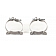 Canton Racing Dry Sump Oil Tank Mounting Bracket Set Of 2 - 24-200