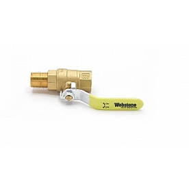 Canton Racing Shut Off Valve Brass - 24-260