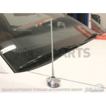 Drake Automotive Clear Anodized Billet Antenna - 5R3Z-18813-8BL-1