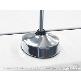 Drake Automotive Chrome Finish Antenna Base Cover - 5R3Z-18A927-AC