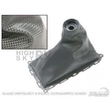 Drake Automotive Shifter Boot Black Carbon Fiber - AR3Z-7277-CF