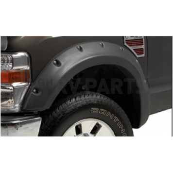 TrailFX Fender Flare - Black ABS Smooth Thermoplastic  Set Of 4 - FFF3005S