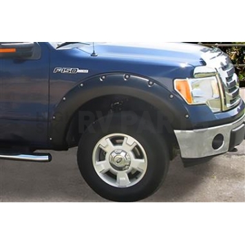 TrailFX Fender Flare - Black ABS Smooth Thermoplastic  Set Of 4 - FFF3002S