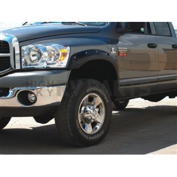 TrailFX Fender Flare - Black ABS Smooth Thermoplastic  Set Of 4 - FFD3001S