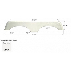 Icon Fender Skirt Jayco s Eagle/ Jay Flight/ G2/ Jay Flight Bungalow/ Octane -  White 01424